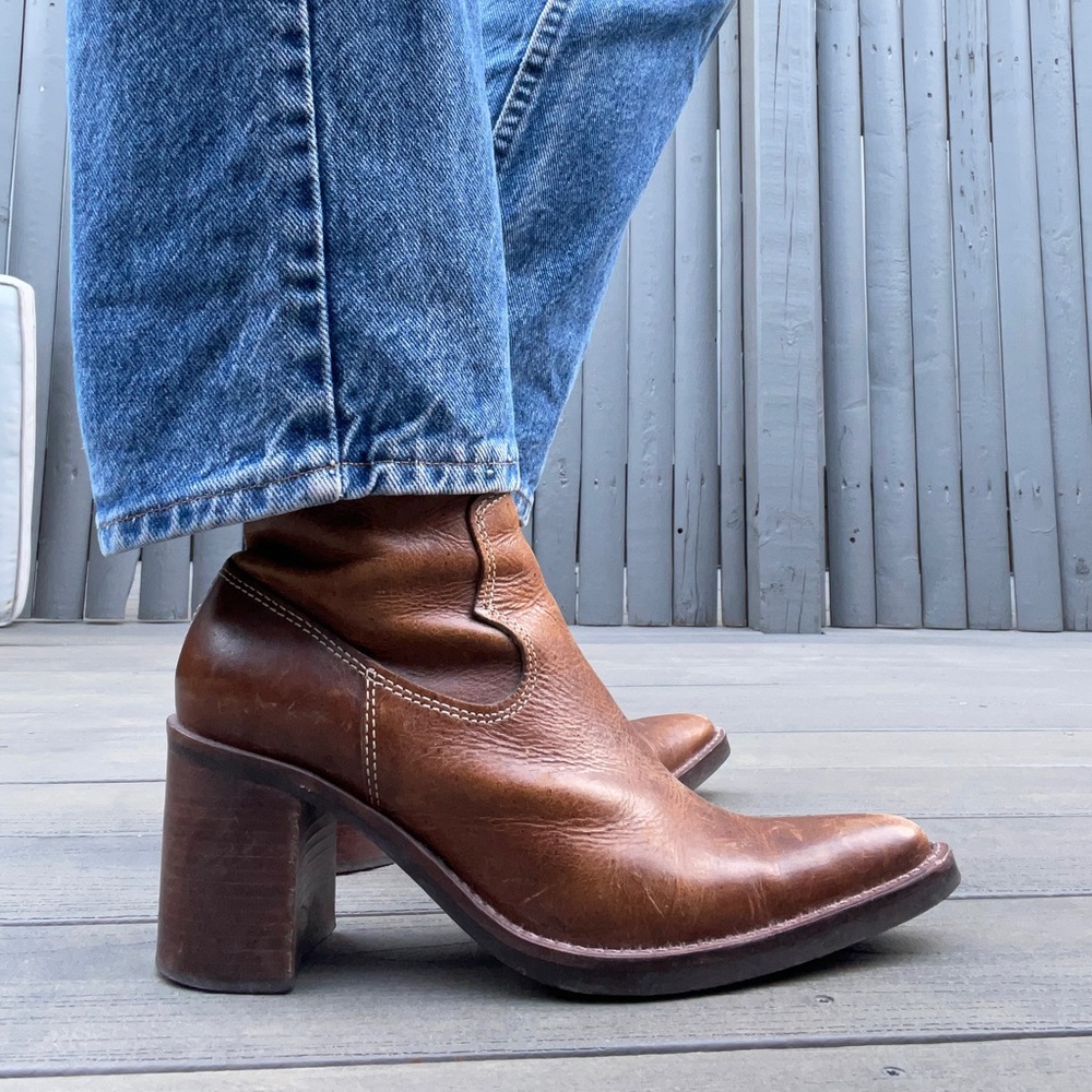 Vintage Steve Madden Heeled Cowboy Boots